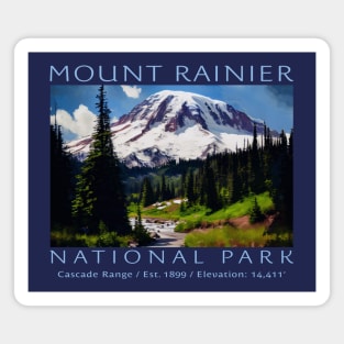 Mount Rainier National Park Magnet